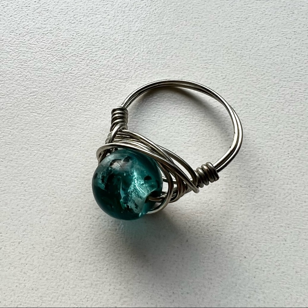 Handmade Wire Wrap Ring - Picture 3 of 4